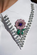 Camicia bianca con strass