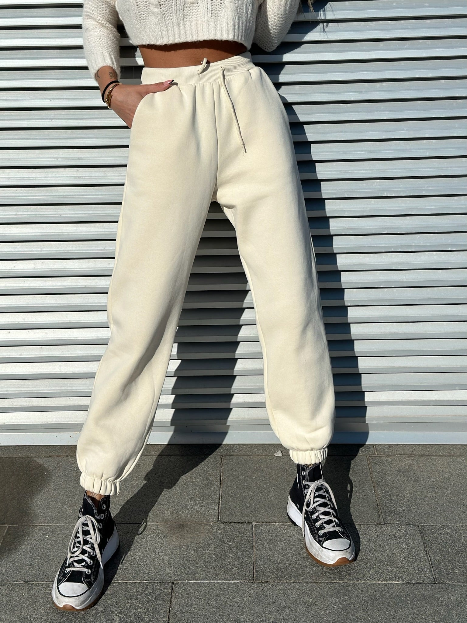 Pantatuta felpata beige
