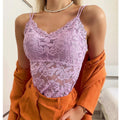 Bralette in pizzo lilla