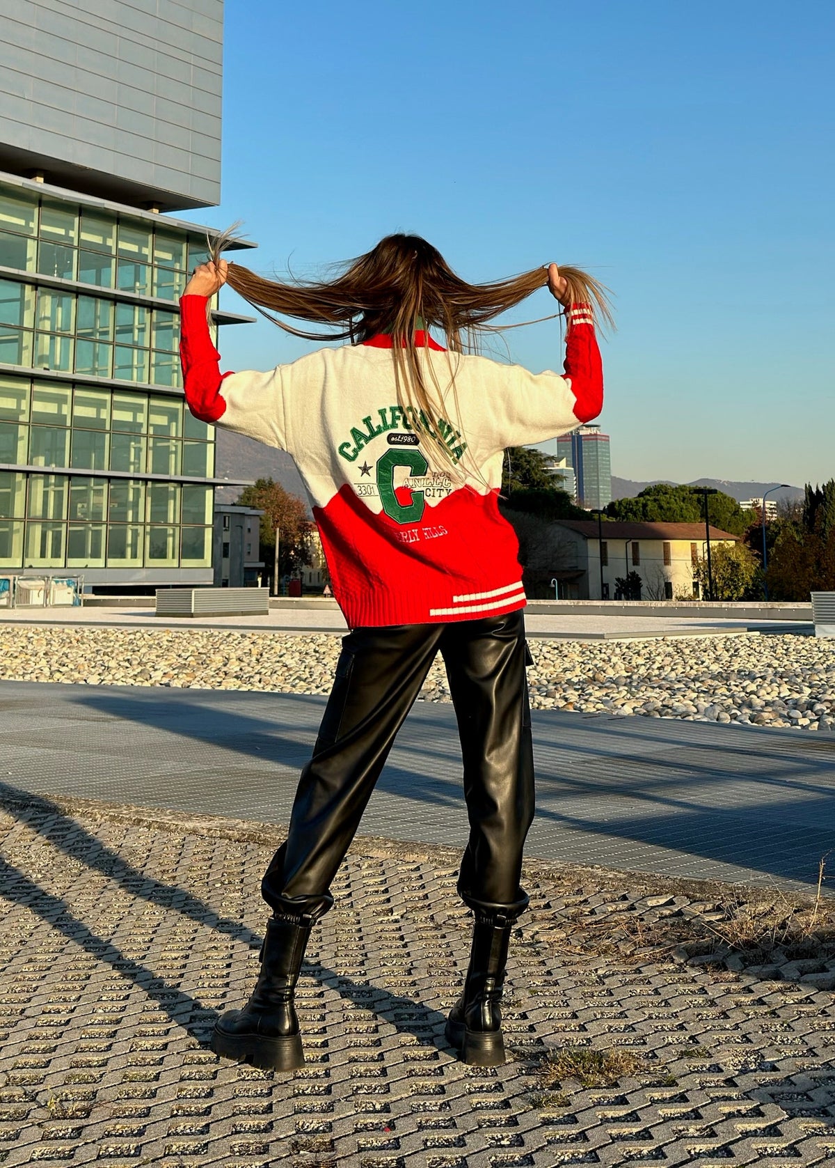 Maglione California rosso