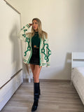 Top verde bottiglia costine con lacci