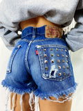 Short Levi’s Vintage con Borchie bagno medio