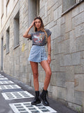 T-shirt wild grigia