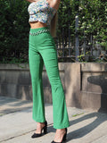 Pantalone a zampa verde