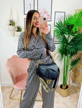 Completo pantalone e bluse  pied de poule