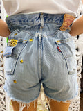 Short Vintage Levi’s basic chiaro