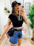 T-shirt Crop Tiger