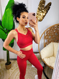 Set tuta sportiva colours rossa