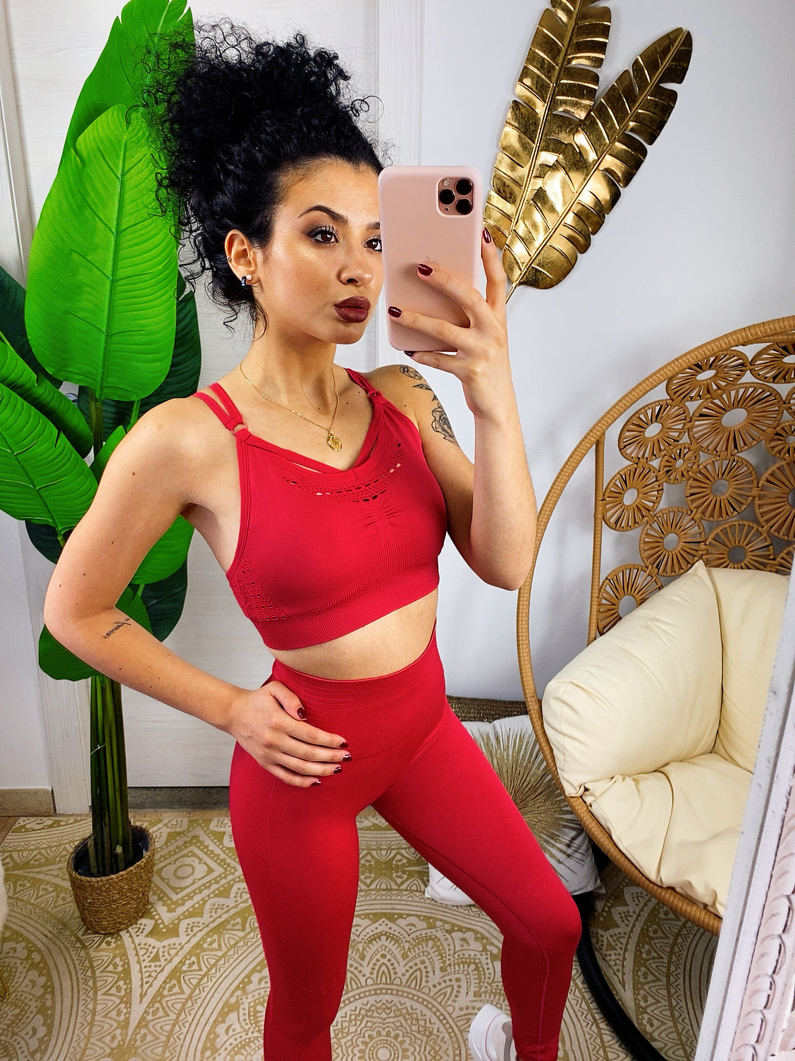 Set tuta sportiva colours rossa