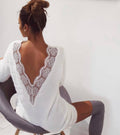 Abito in maglia Reversible bianco