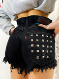 Short Levi’s Vintage con Borchie Nero