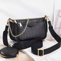 Set 3 bag con catena oro