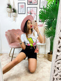T-shirt con stampa Tuono