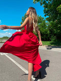 Dress Red Carpet con due spacchi