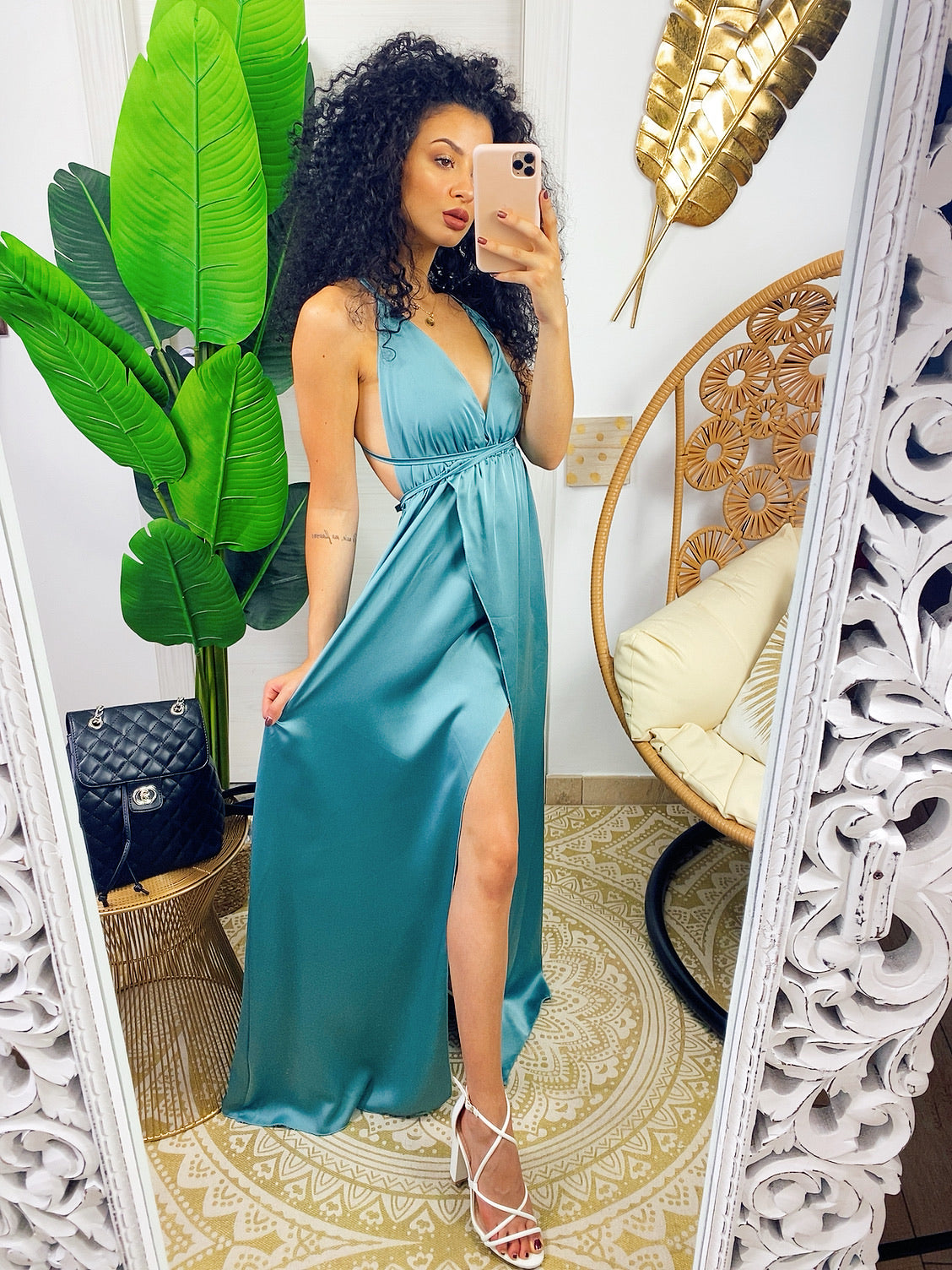Dress Afrodite Verdeacqua
