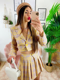 Completo Giacca Corta e Gonna Giallo