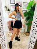 Body Cool sgambato con scritte