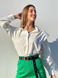 Camicia bianca con manica over