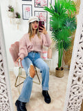 Maglione morbidissimo rosa