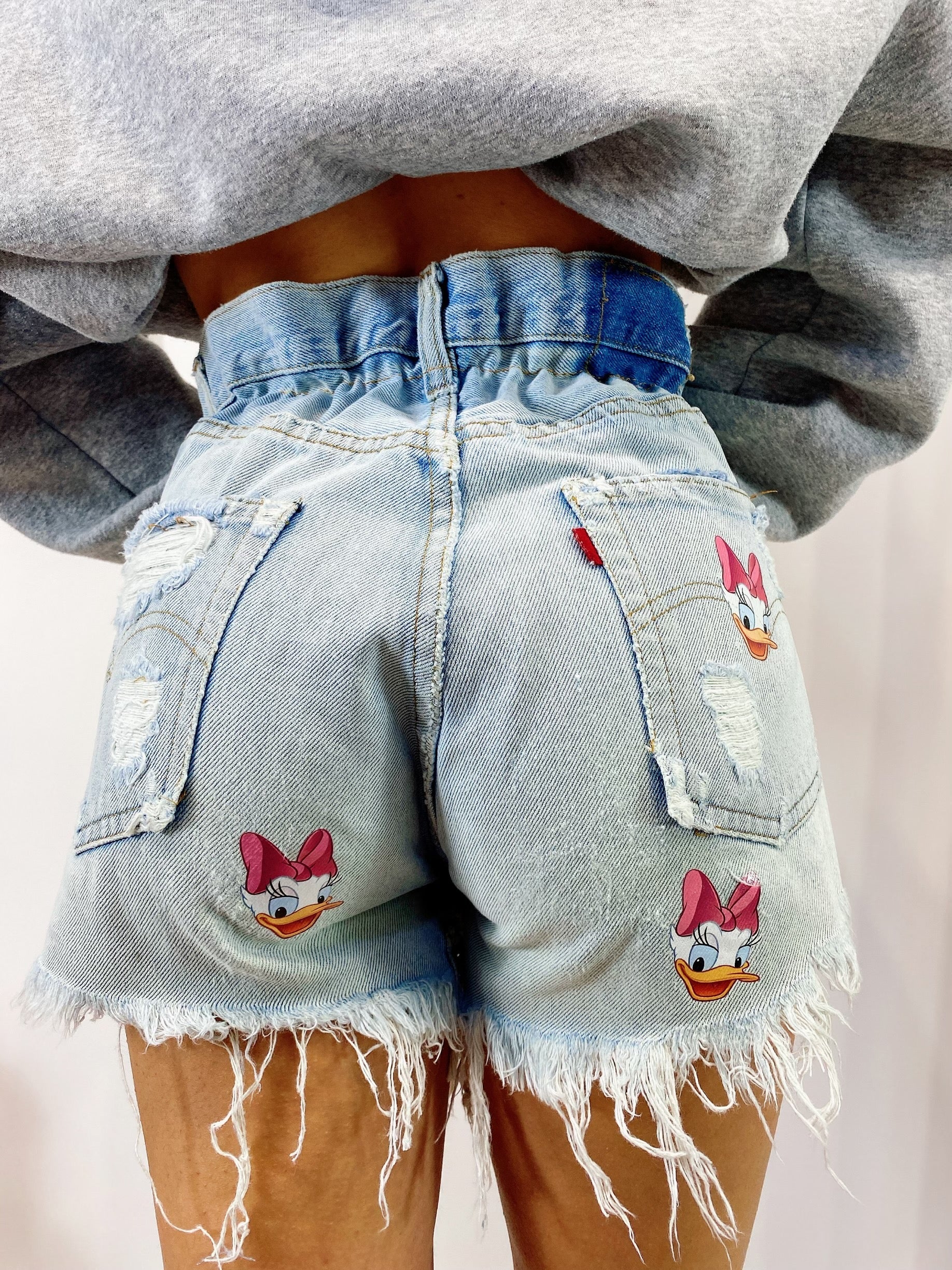 Short Levi’s Vintage con stampa Paperina bagno chiaro