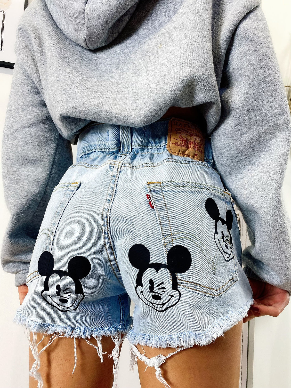 Short Levi’s Vintage bagno chiaro con stampe