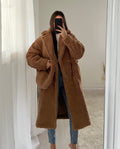 Cappotto Teddy Camel e pochette