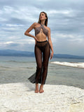Bikini maculato tre pezzi