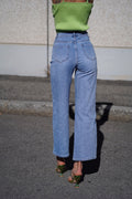 Jeans a zampa con cuore