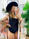 Kimono etnico nero arancio