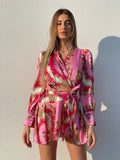 Abito etnico Fuxia e rosa