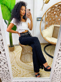 Pantalone a zampa nero