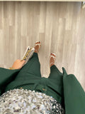 Completo giacca e pantalone verde