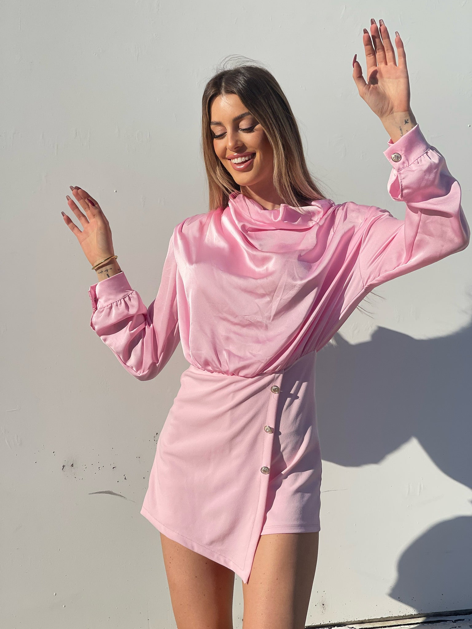Tutina a portafoglio rosa