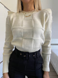 Maglione spalle bombate