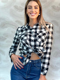 Camicia a quadri Black & White
