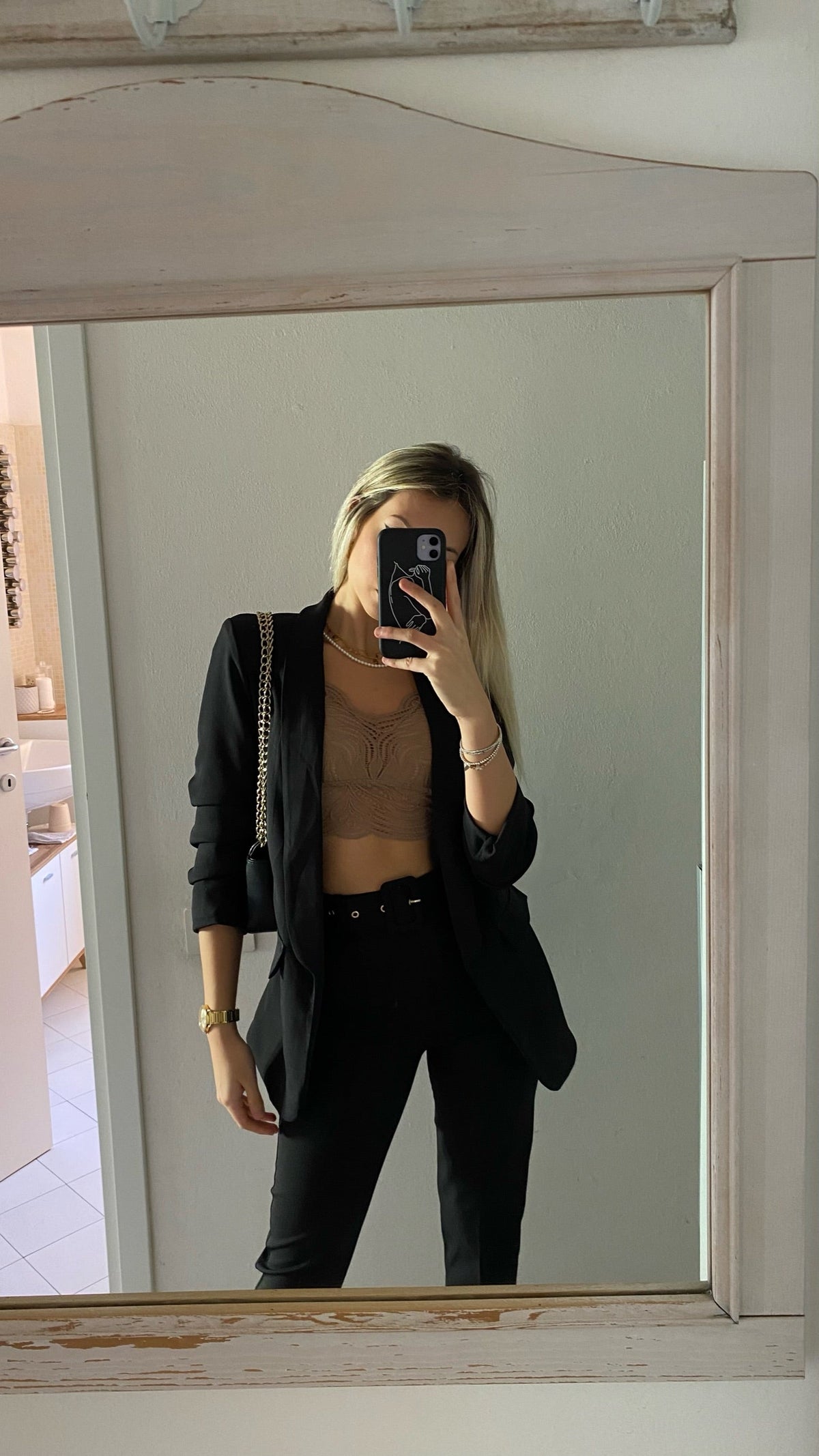Completo giacca e pantalone nero
