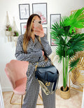 Completo pantalone e bluse  pied de poule