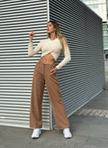 Completo giacca e pantalone Camel