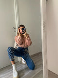 Jeans con borchie