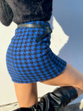 Gonna in tweed blue