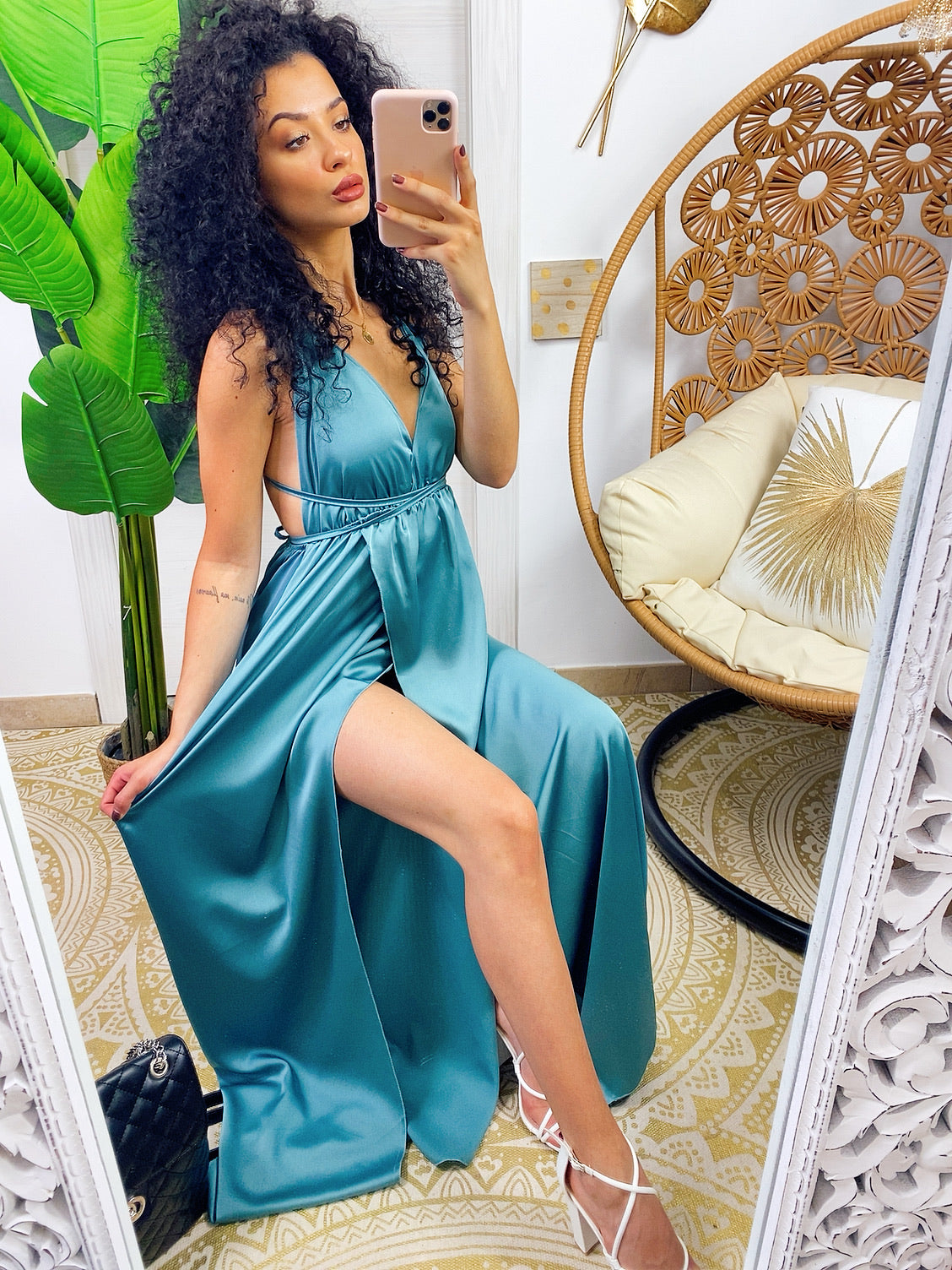 Dress Afrodite Verdeacqua