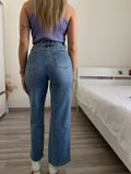 Jeans a zampa con cuore