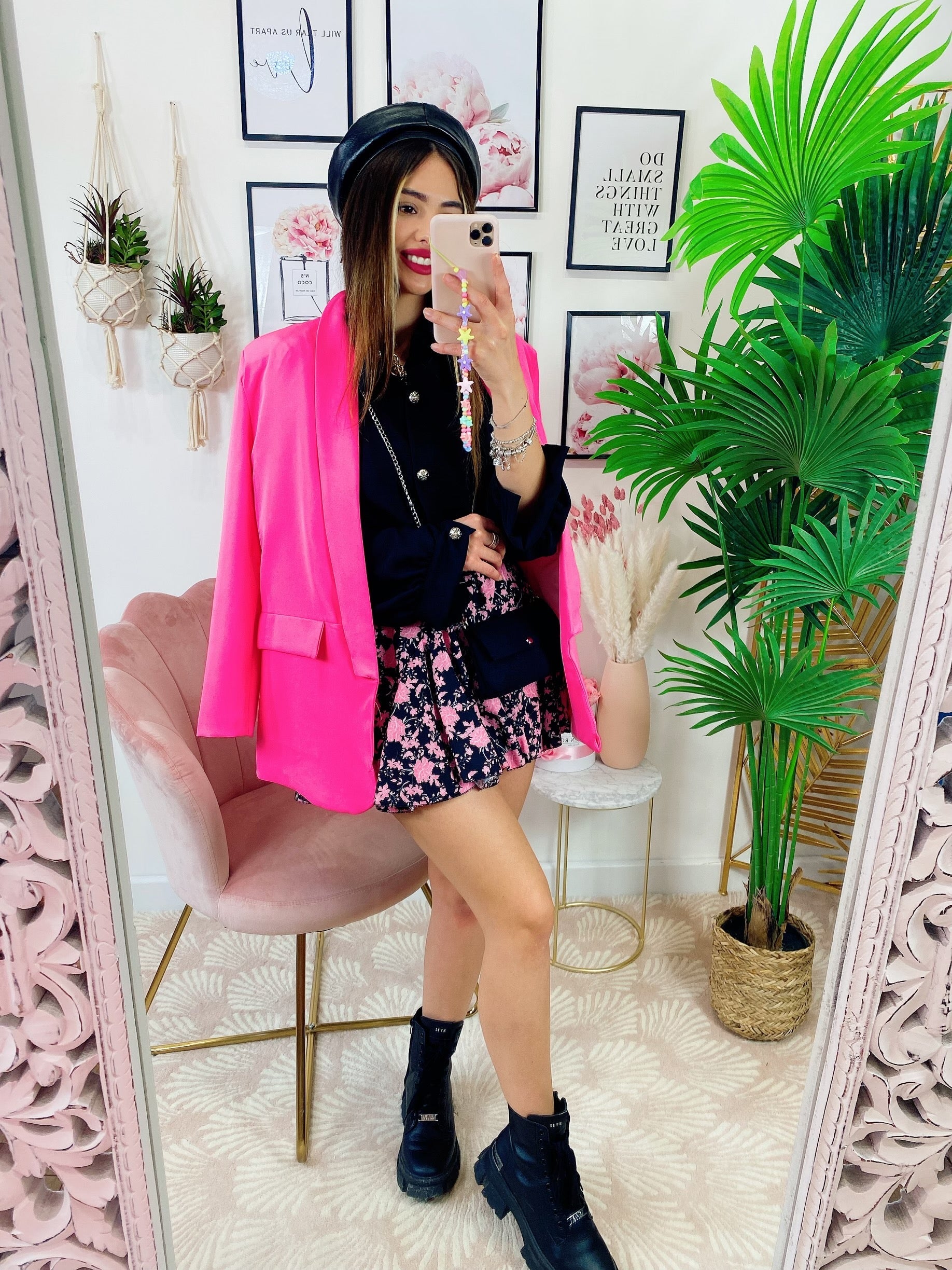 Giacca fluo fucsia