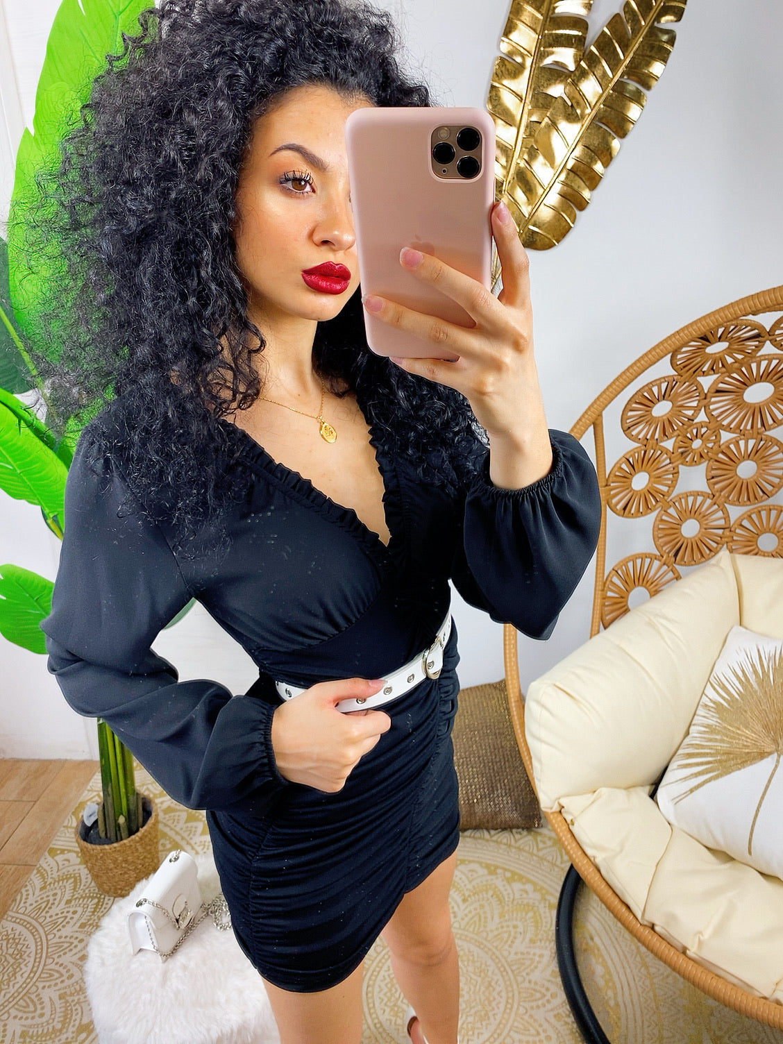 Abito leggero con rouge