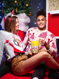 Maglioncino grigio babbo natale
