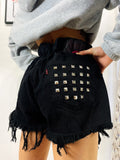 Short Levi’s Vintage nero con borchie