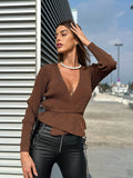 Scaldacuore in lurex choco