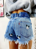 Short Levi’s Vintage con stampa topolino bagno medio