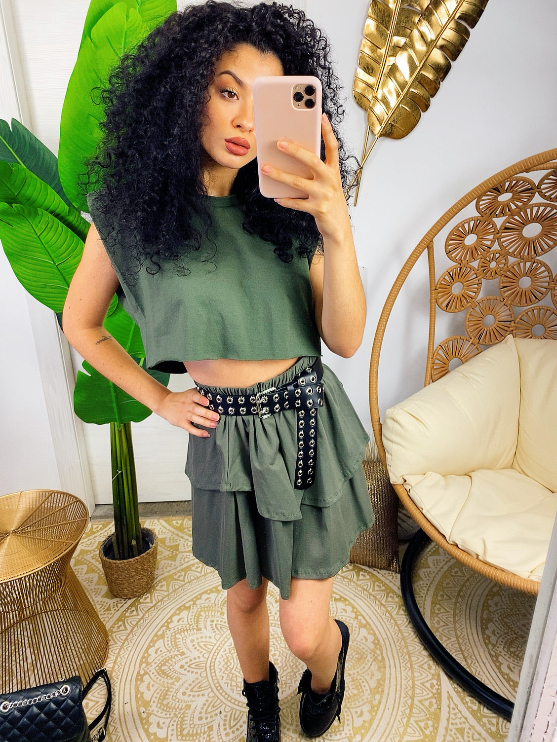Completo sportivo maglia e gonna
