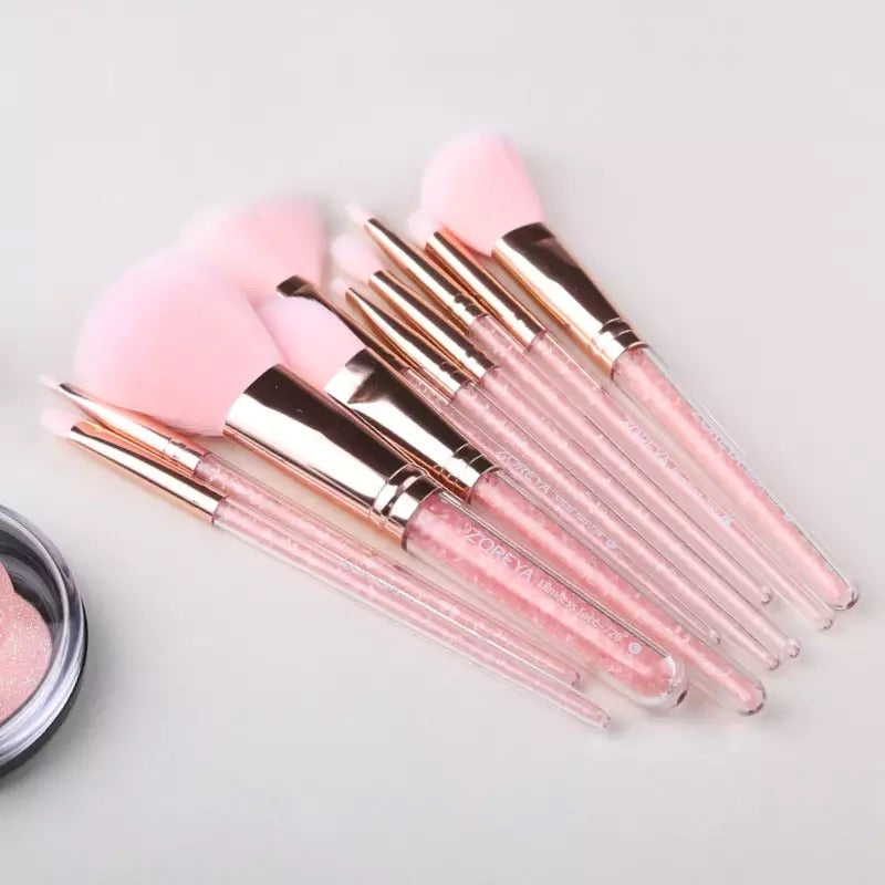 Set pennelli pink con custodia